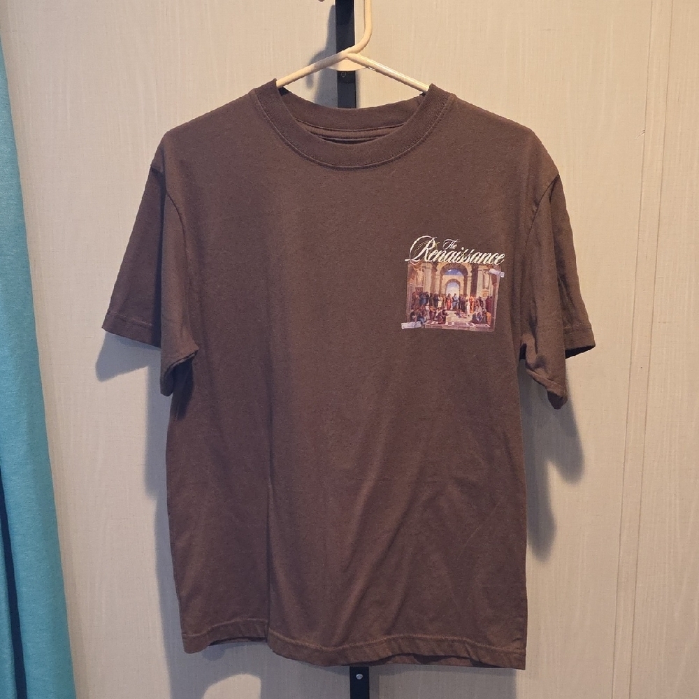 (J45) PacSun Brown Renaissance Graphic Tee